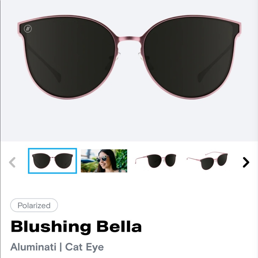 NEW Blenders Polarized Sunglasses “Blushing Bella”